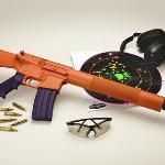 Target Match AR-15 in Clemson Tiger Colors