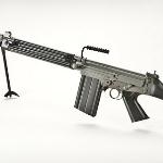 StG-58 FAL in Matte Black and Custom "Parkerized" DuraCoat